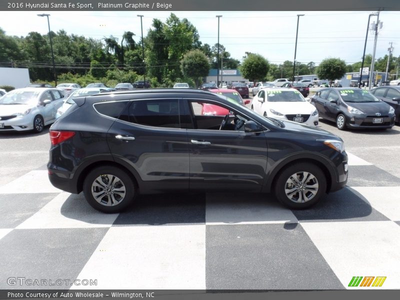 Platinum Graphite / Beige 2016 Hyundai Santa Fe Sport