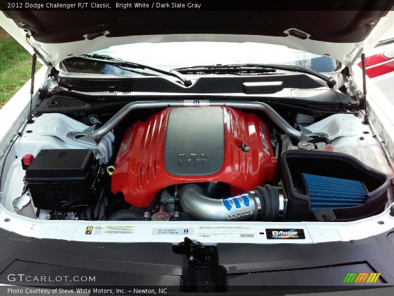 Bright White / Dark Slate Gray 2012 Dodge Challenger R/T Classic