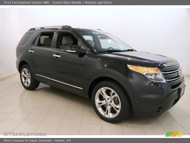 Tuxedo Black Metallic / Medium Light Stone 2013 Ford Explorer Limited 4WD