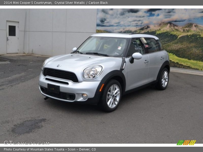 Crystal Silver Metallic / Carbon Black 2014 Mini Cooper S Countryman