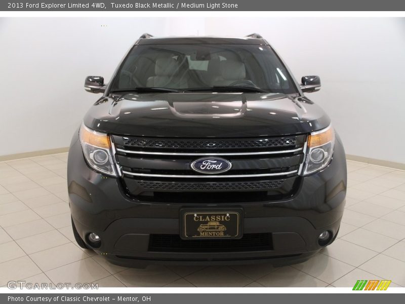 Tuxedo Black Metallic / Medium Light Stone 2013 Ford Explorer Limited 4WD