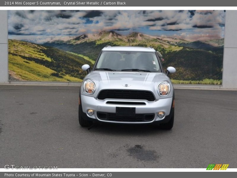 Crystal Silver Metallic / Carbon Black 2014 Mini Cooper S Countryman