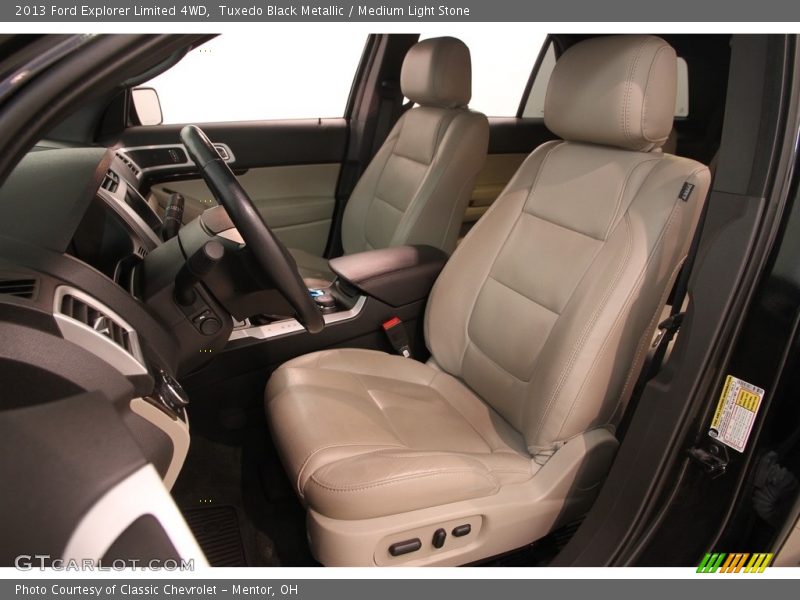 Tuxedo Black Metallic / Medium Light Stone 2013 Ford Explorer Limited 4WD