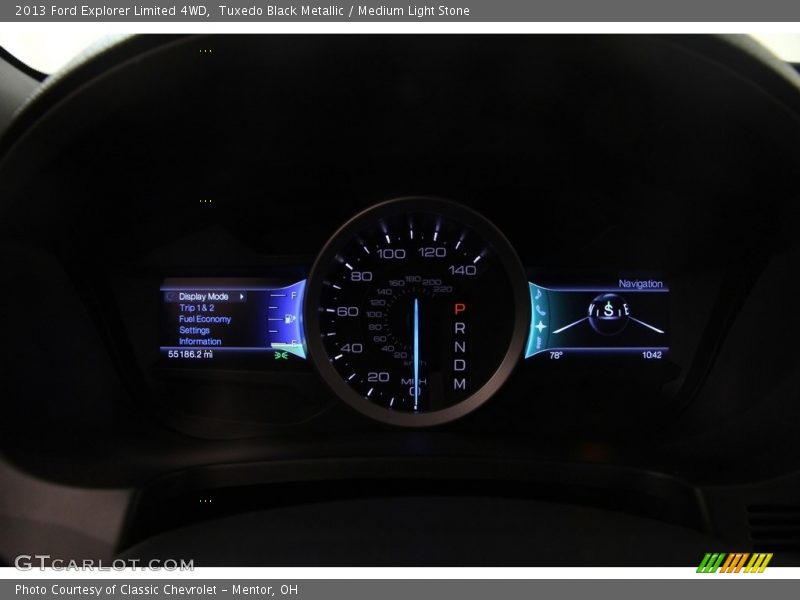 Tuxedo Black Metallic / Medium Light Stone 2013 Ford Explorer Limited 4WD