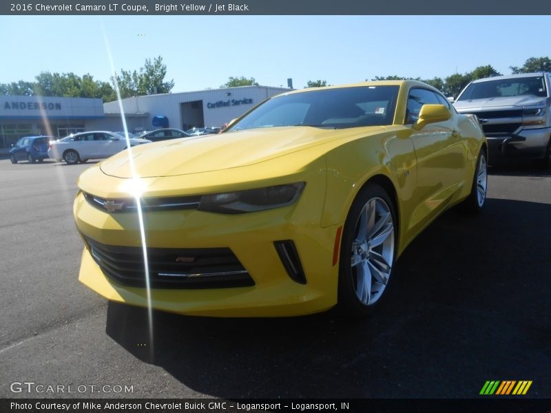 Bright Yellow / Jet Black 2016 Chevrolet Camaro LT Coupe