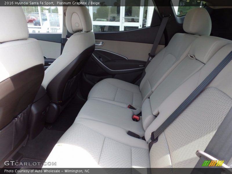 Platinum Graphite / Beige 2016 Hyundai Santa Fe Sport