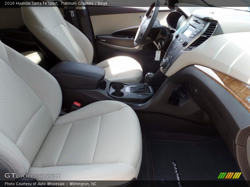Platinum Graphite / Beige 2016 Hyundai Santa Fe Sport