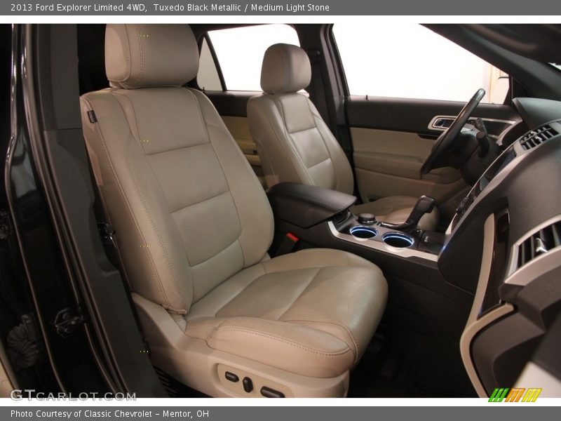 Tuxedo Black Metallic / Medium Light Stone 2013 Ford Explorer Limited 4WD