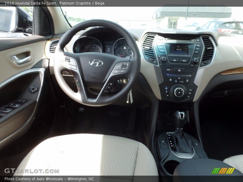 Platinum Graphite / Beige 2016 Hyundai Santa Fe Sport