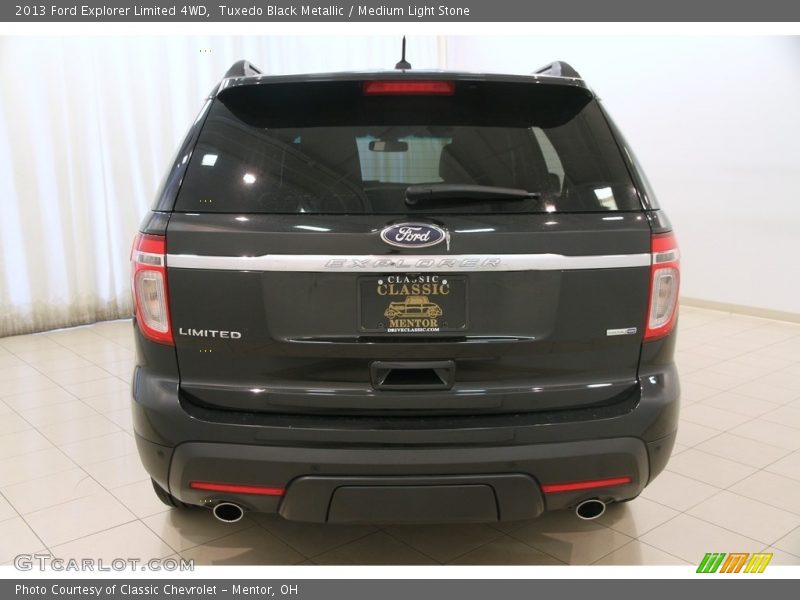 Tuxedo Black Metallic / Medium Light Stone 2013 Ford Explorer Limited 4WD
