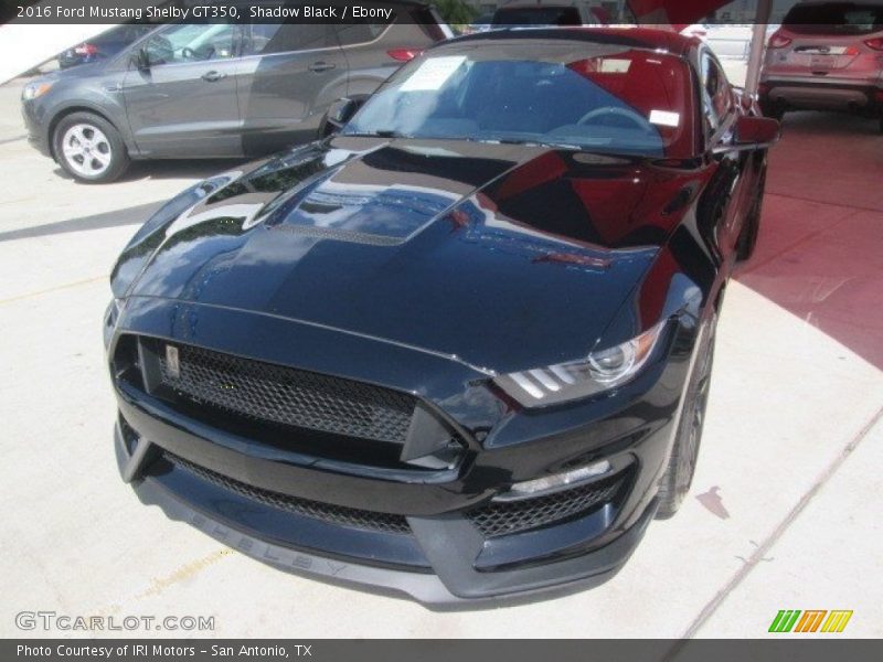 Shadow Black / Ebony 2016 Ford Mustang Shelby GT350
