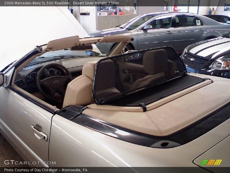 Desert Silver Metallic / Shell 2000 Mercedes-Benz SL 500 Roadster