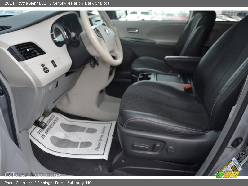 Silver Sky Metallic / Dark Charcoal 2011 Toyota Sienna SE