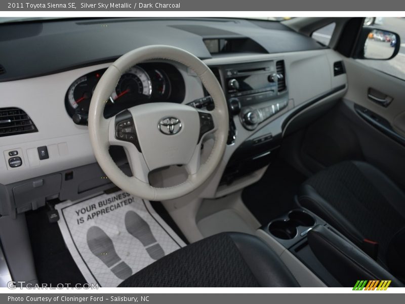 Silver Sky Metallic / Dark Charcoal 2011 Toyota Sienna SE