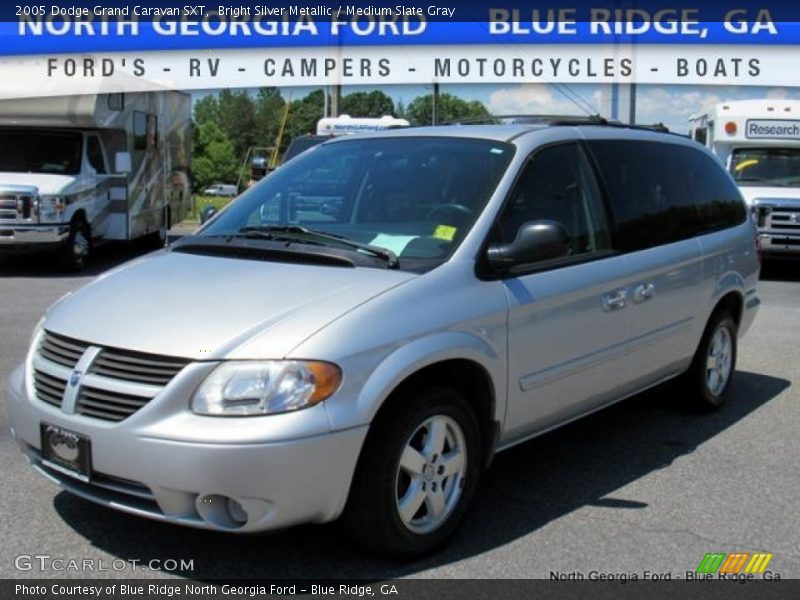 Bright Silver Metallic / Medium Slate Gray 2005 Dodge Grand Caravan SXT