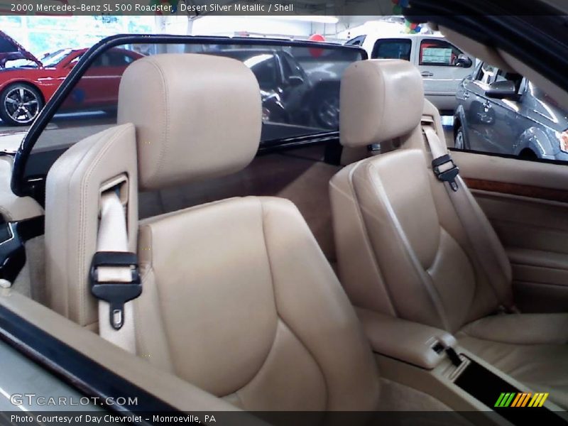 Desert Silver Metallic / Shell 2000 Mercedes-Benz SL 500 Roadster