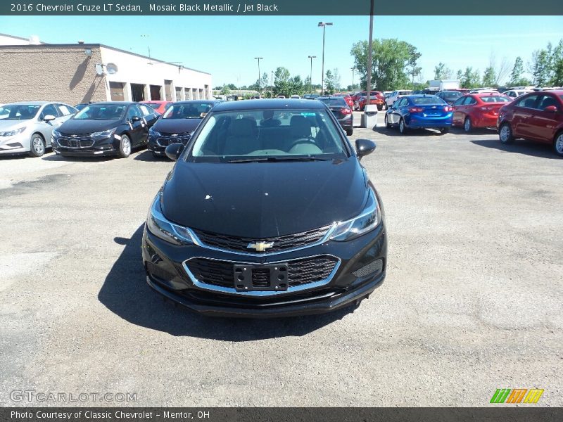 Mosaic Black Metallic / Jet Black 2016 Chevrolet Cruze LT Sedan