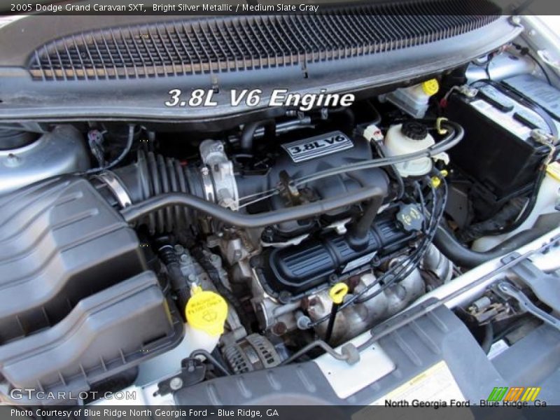 Bright Silver Metallic / Medium Slate Gray 2005 Dodge Grand Caravan SXT