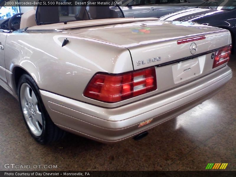 Desert Silver Metallic / Shell 2000 Mercedes-Benz SL 500 Roadster
