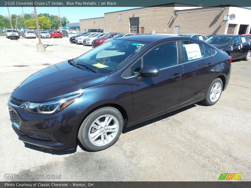 Blue Ray Metallic / Jet Black 2016 Chevrolet Cruze LT Sedan