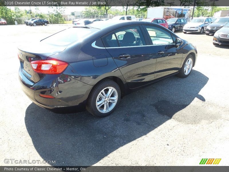 Blue Ray Metallic / Jet Black 2016 Chevrolet Cruze LT Sedan