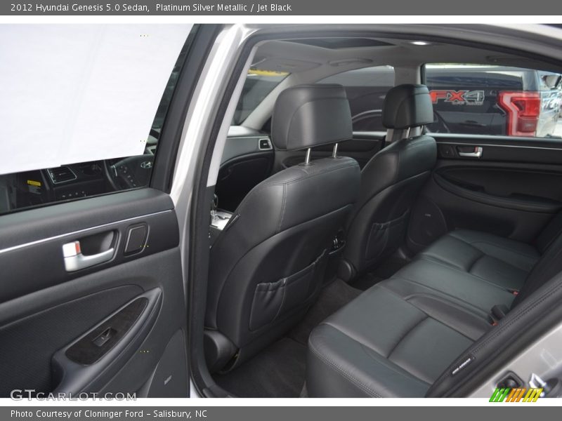 Platinum Silver Metallic / Jet Black 2012 Hyundai Genesis 5.0 Sedan