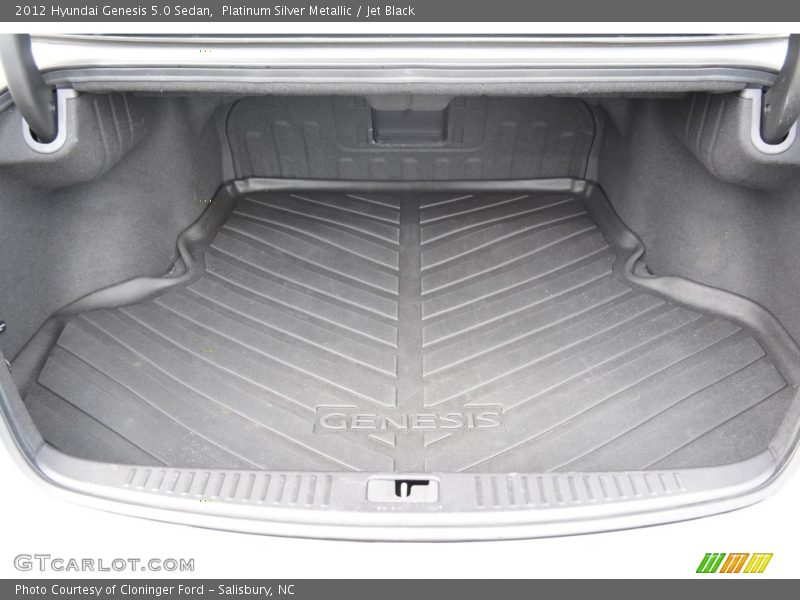 Platinum Silver Metallic / Jet Black 2012 Hyundai Genesis 5.0 Sedan