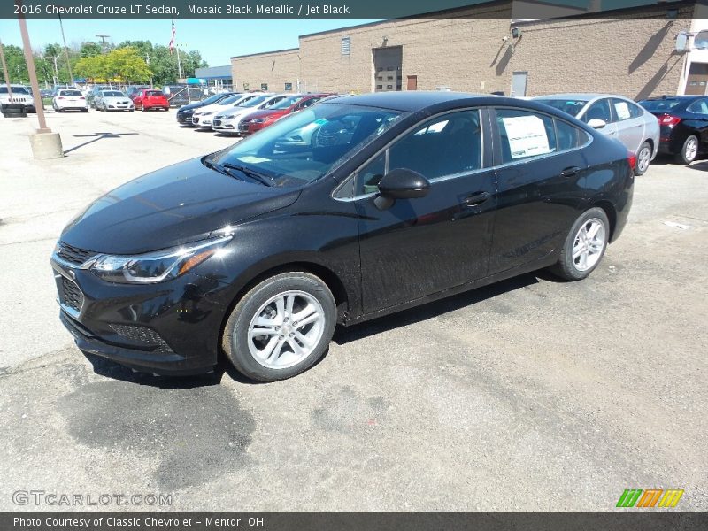Mosaic Black Metallic / Jet Black 2016 Chevrolet Cruze LT Sedan