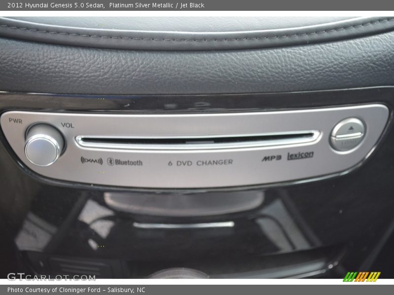 Platinum Silver Metallic / Jet Black 2012 Hyundai Genesis 5.0 Sedan