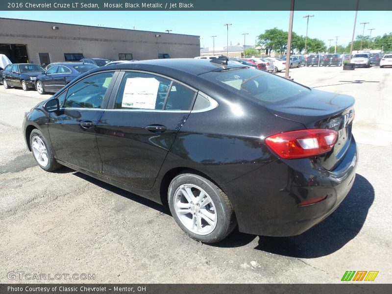 Mosaic Black Metallic / Jet Black 2016 Chevrolet Cruze LT Sedan