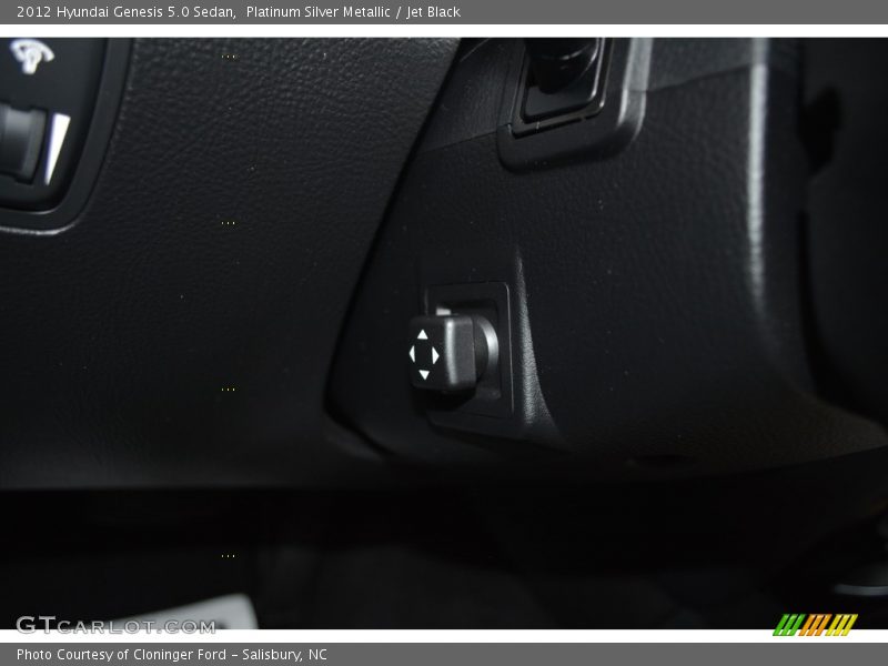 Platinum Silver Metallic / Jet Black 2012 Hyundai Genesis 5.0 Sedan