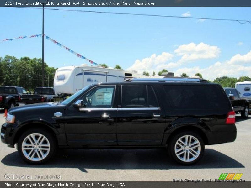 Shadow Black / King Ranch Mesa Brown 2017 Ford Expedition EL King Ranch 4x4