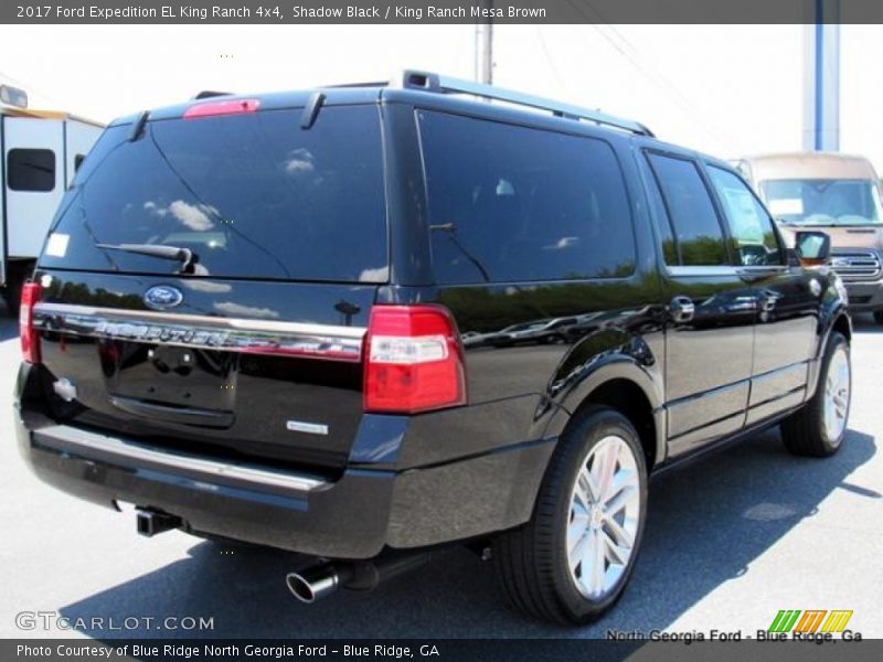 Shadow Black / King Ranch Mesa Brown 2017 Ford Expedition EL King Ranch 4x4