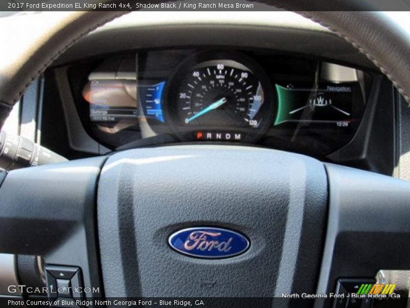 Shadow Black / King Ranch Mesa Brown 2017 Ford Expedition EL King Ranch 4x4