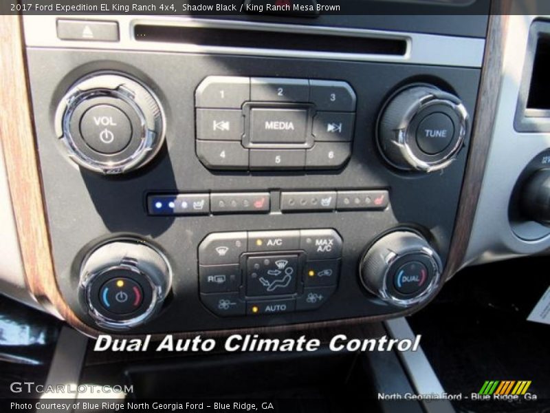 Shadow Black / King Ranch Mesa Brown 2017 Ford Expedition EL King Ranch 4x4