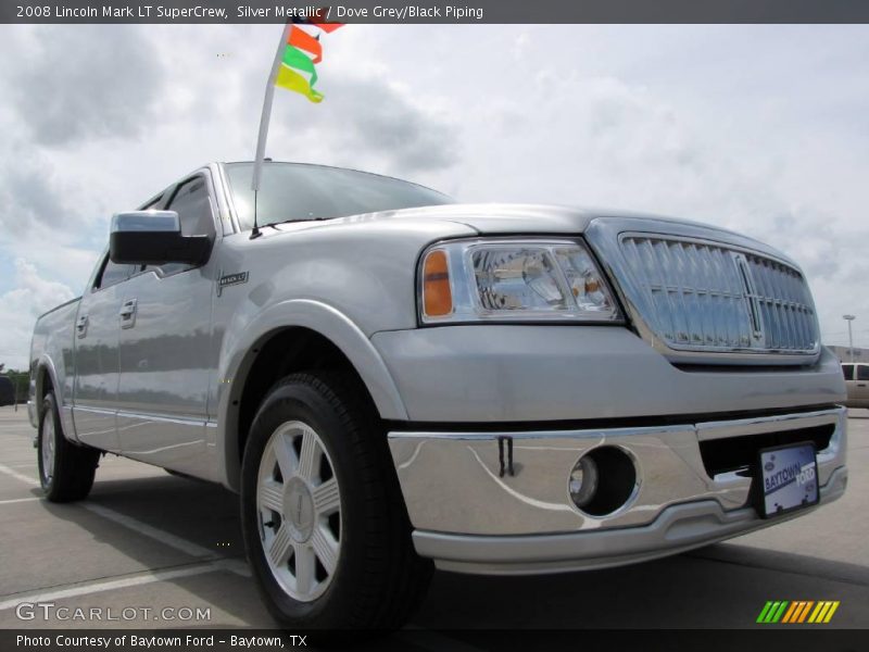Silver Metallic / Dove Grey/Black Piping 2008 Lincoln Mark LT SuperCrew