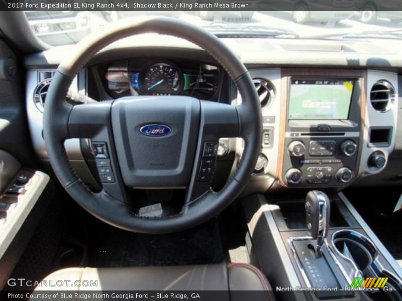 Shadow Black / King Ranch Mesa Brown 2017 Ford Expedition EL King Ranch 4x4