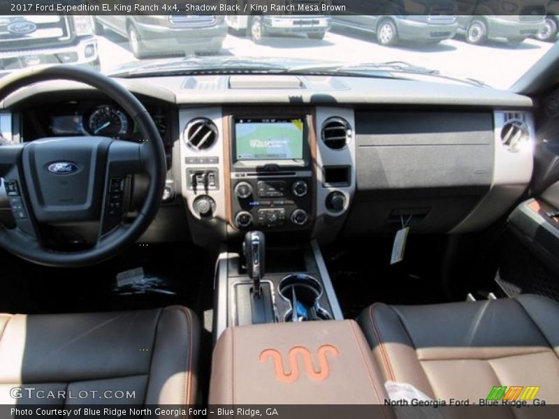 Shadow Black / King Ranch Mesa Brown 2017 Ford Expedition EL King Ranch 4x4