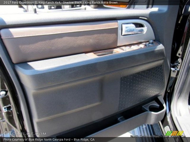 Shadow Black / King Ranch Mesa Brown 2017 Ford Expedition EL King Ranch 4x4