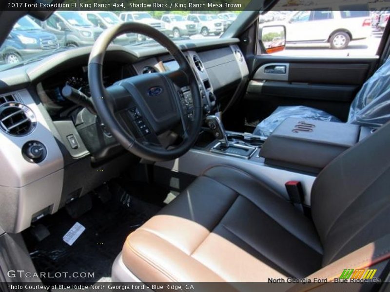 Shadow Black / King Ranch Mesa Brown 2017 Ford Expedition EL King Ranch 4x4