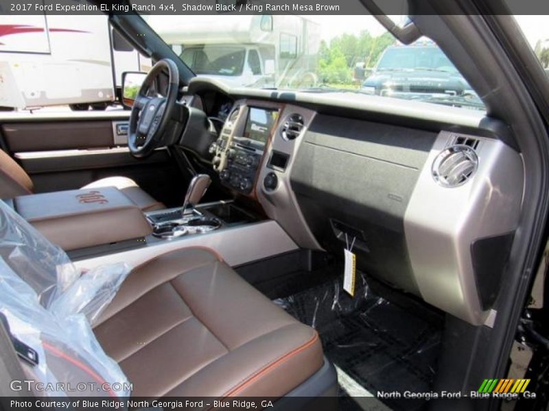Shadow Black / King Ranch Mesa Brown 2017 Ford Expedition EL King Ranch 4x4