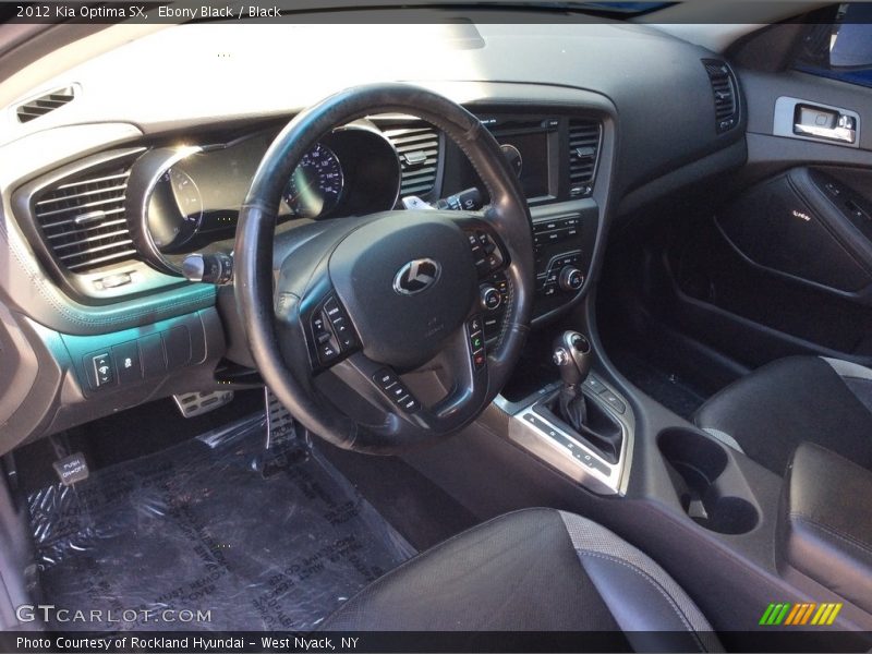 Ebony Black / Black 2012 Kia Optima SX