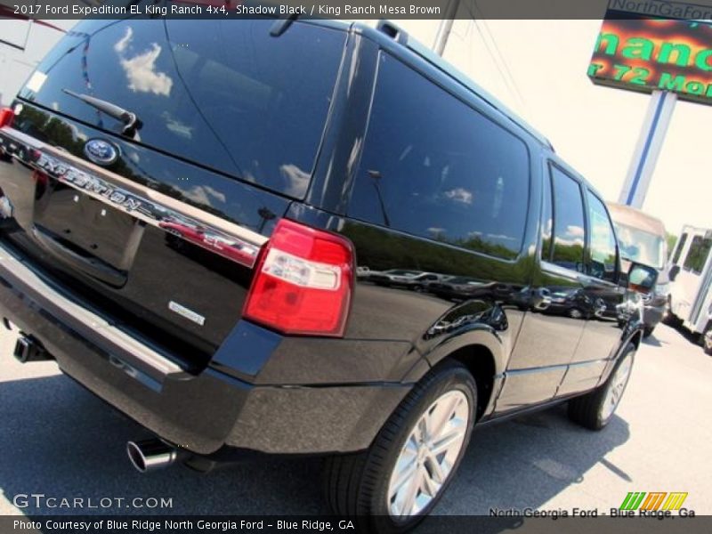 Shadow Black / King Ranch Mesa Brown 2017 Ford Expedition EL King Ranch 4x4