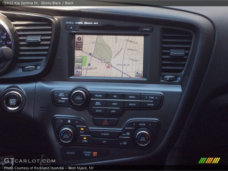 Ebony Black / Black 2012 Kia Optima SX