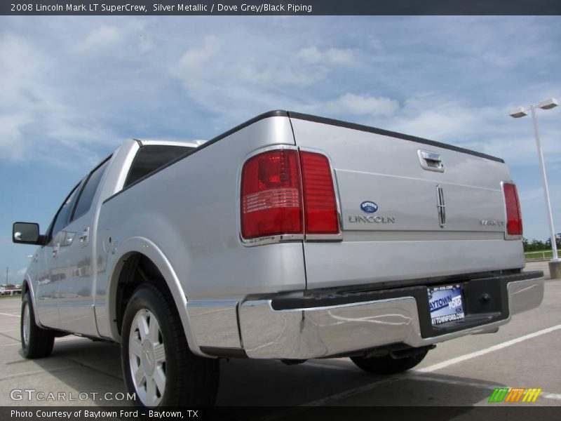 Silver Metallic / Dove Grey/Black Piping 2008 Lincoln Mark LT SuperCrew