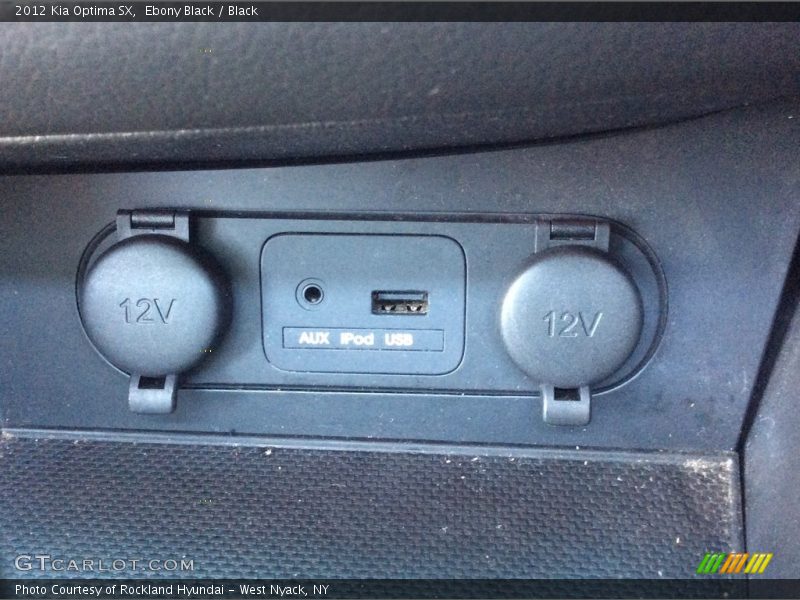 Ebony Black / Black 2012 Kia Optima SX
