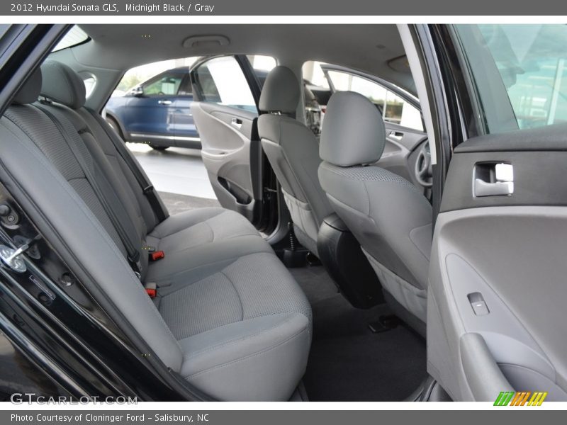 Midnight Black / Gray 2012 Hyundai Sonata GLS