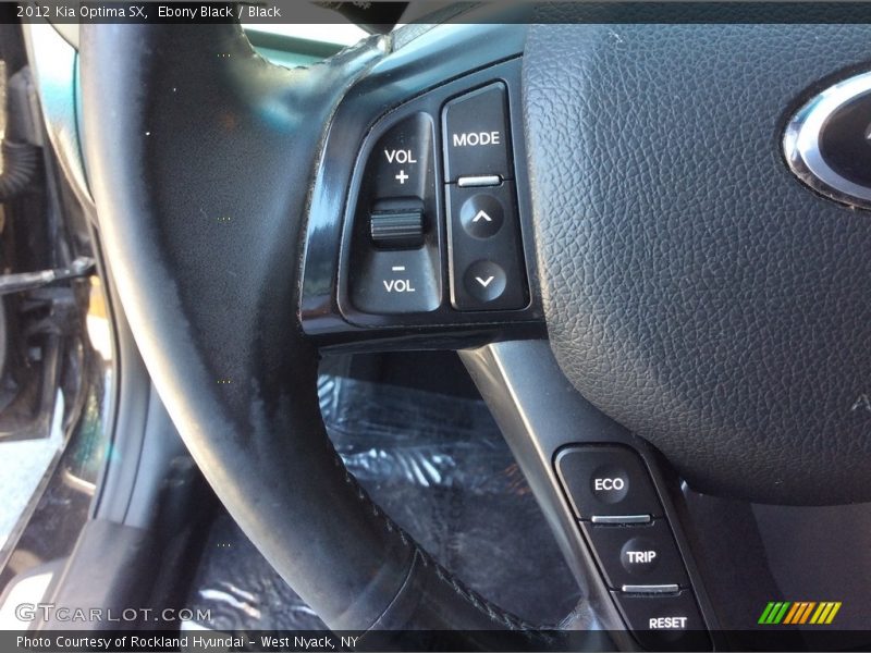 Ebony Black / Black 2012 Kia Optima SX