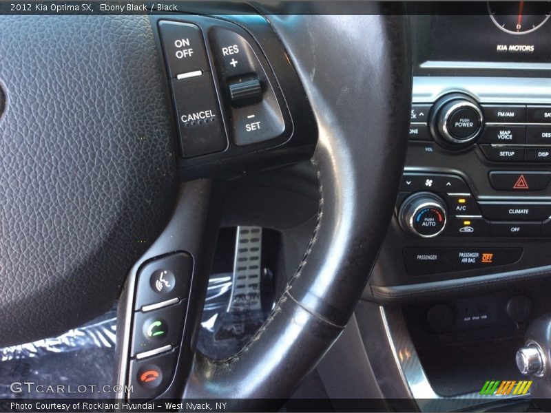 Ebony Black / Black 2012 Kia Optima SX