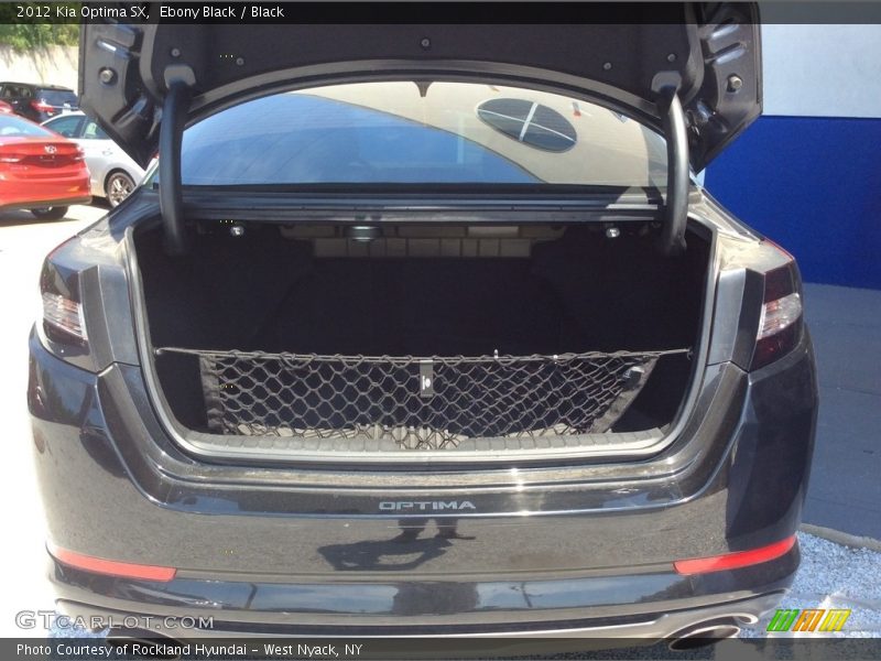 Ebony Black / Black 2012 Kia Optima SX